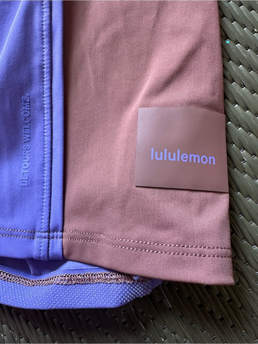 Lululemon Hike to Swim Short 6" Charged Indigo/Dark Oxide Size 6 Front Zipper - Picture 3 of 7